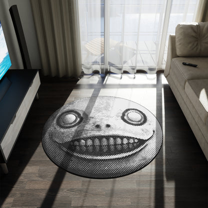 Emil - Yoko Taro mask NieR Automata / Replicant Round Rug 60''