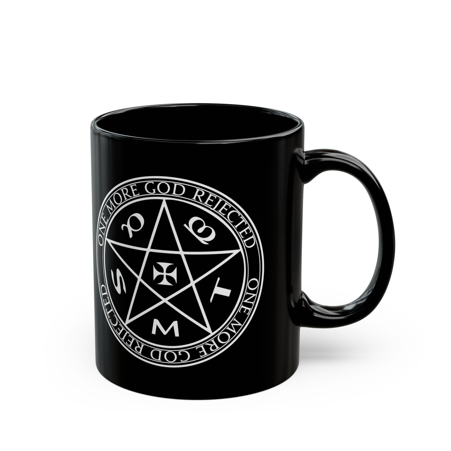 One More God Rejected - Shin Megami Tensei 11 & 15oz Black Mug