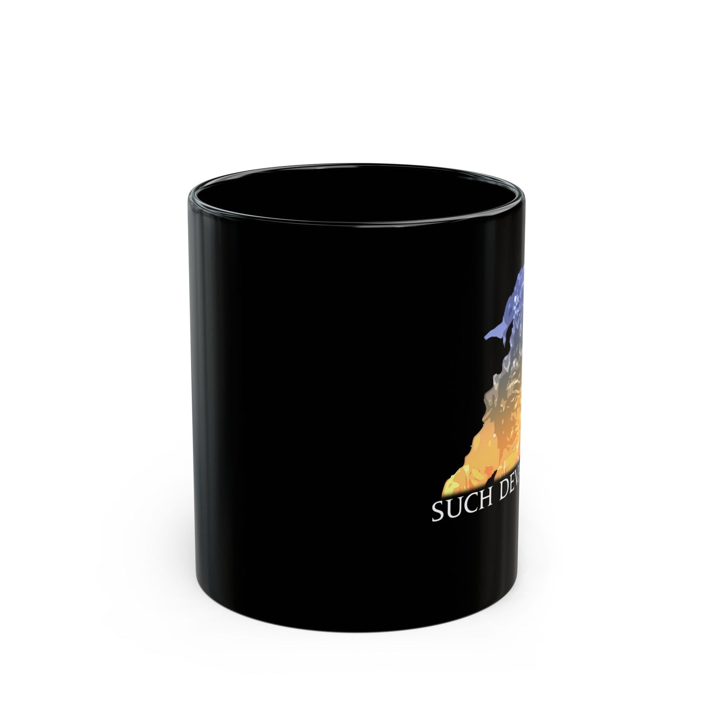 Such devastation FFXIV meme 11oz & 15oz Black Mug
