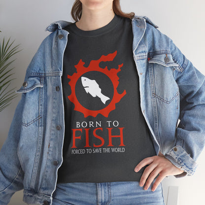 Born to Fish Forced to save the World - Funny  FF14 MMORPG meme