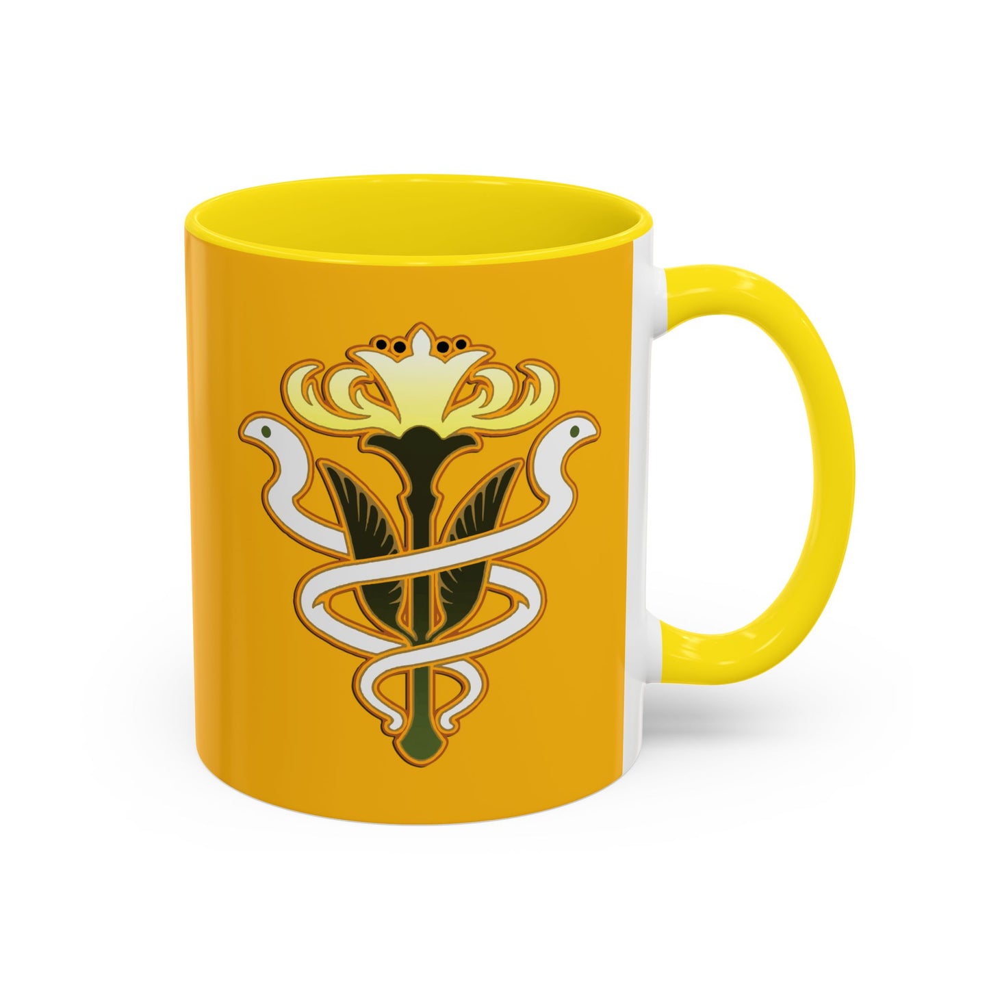 The order of the twin adder from Gridania FFXIV 11-ounce Yellow Mug