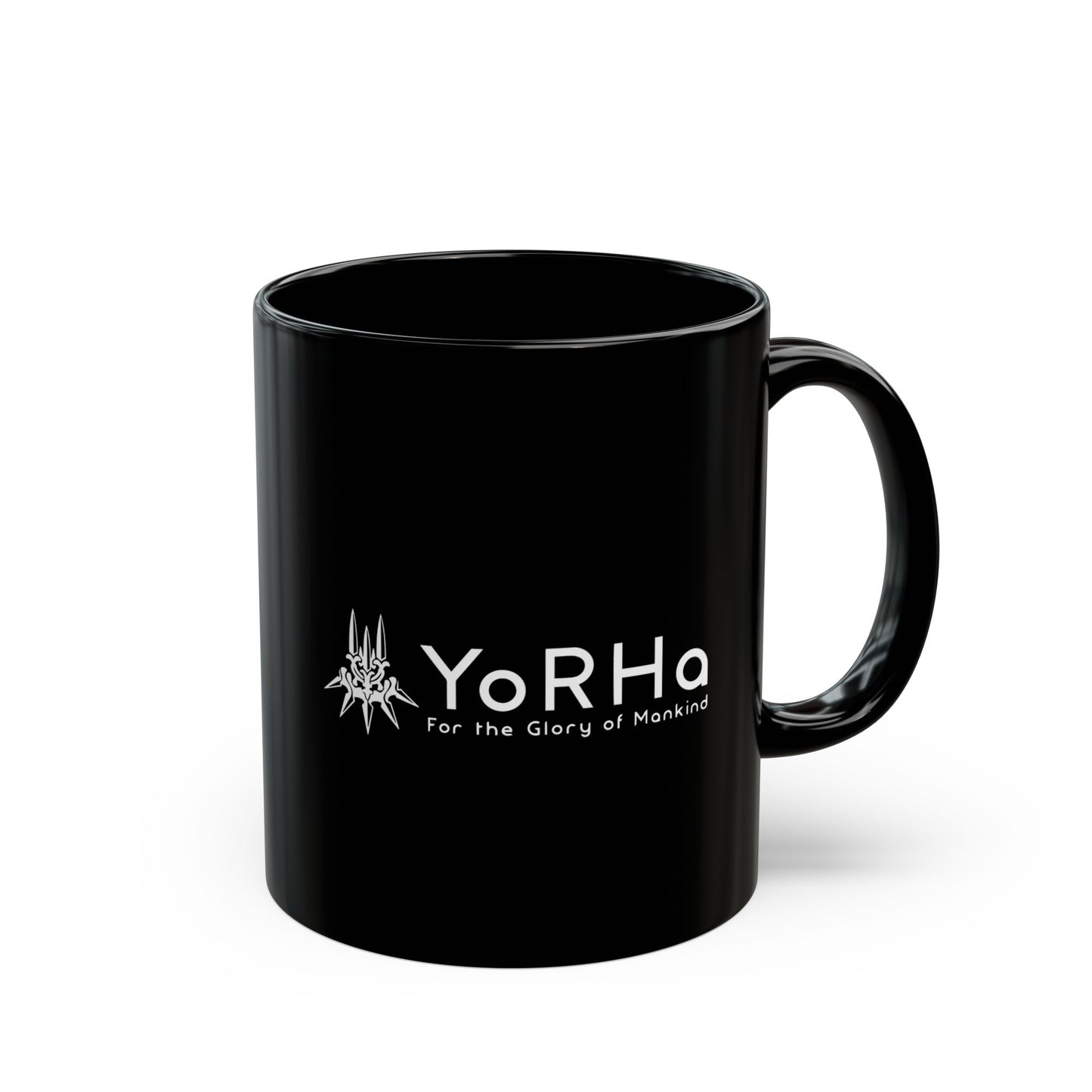 NieR Automata 2B YoRHa 11 & 15oz Black Mug