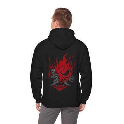 Onicyborg Cyberpunk Samurai hoodie unisex