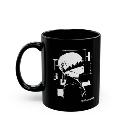 NieR Automata 9S YoRHa 11 & 15oz Black Mug