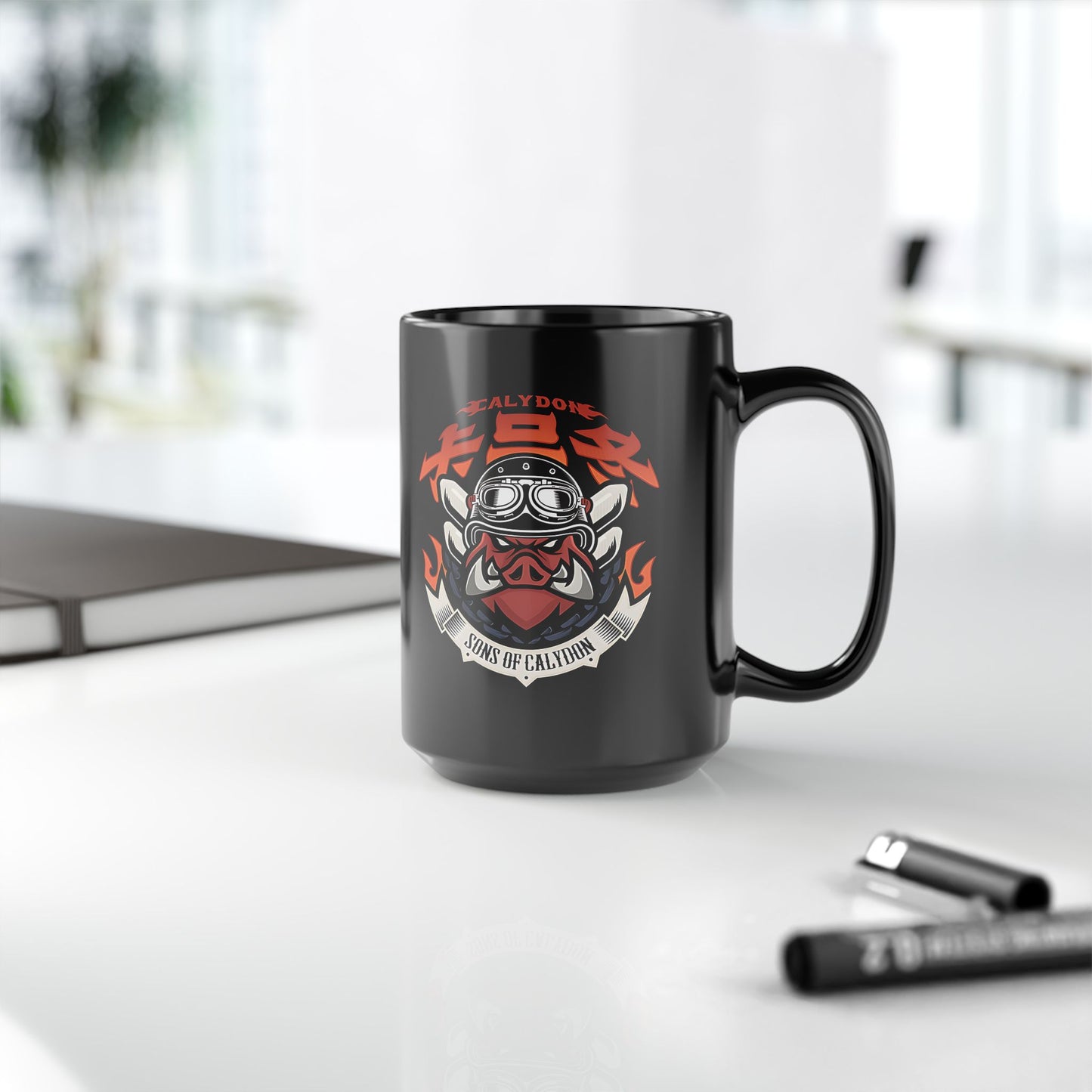 Sons of Calydon from ZZZ 11oz & 15oz Black Mug