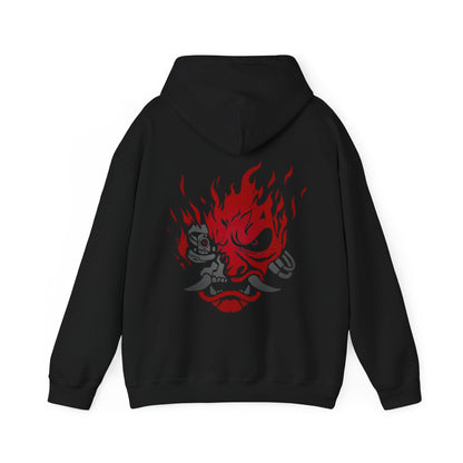 Onicyborg Cyberpunk Samurai hoodie unisex