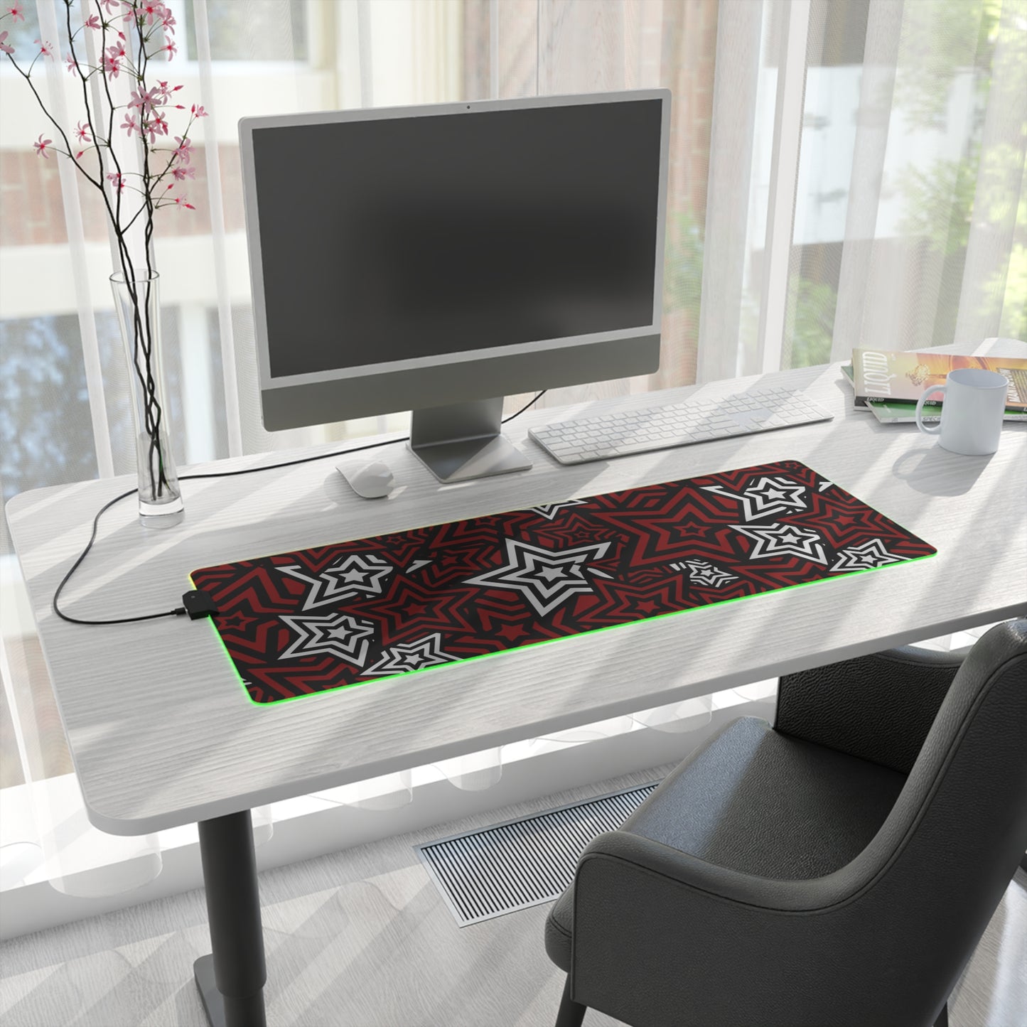 LED Gaming Mouse Pad - Persona 5 UI Design
