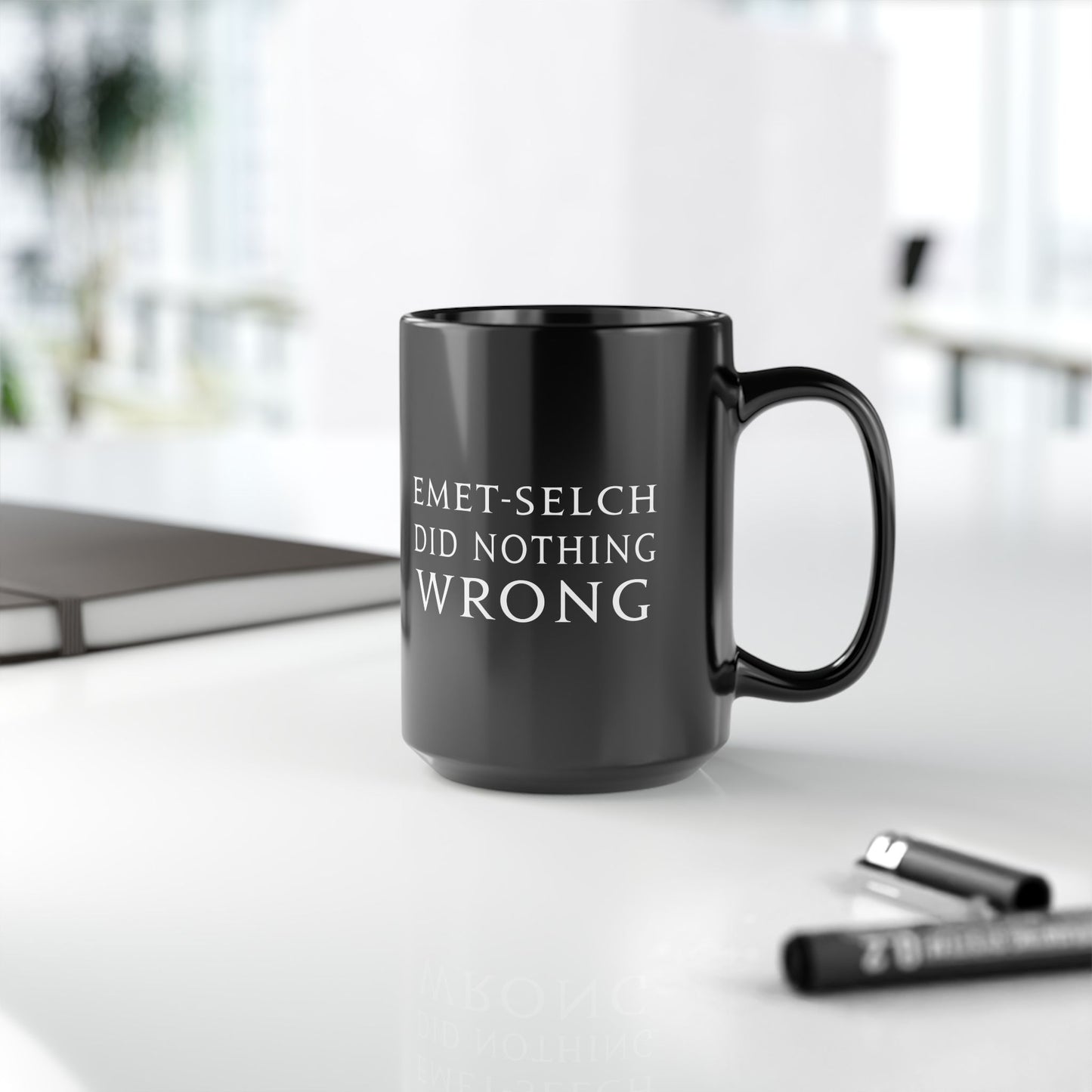 Emet-Selch Did nothing wrong FFXIV 11 & 15oz Black Mug
