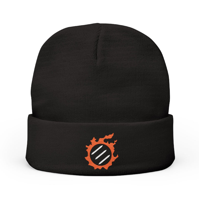Monk FFXIV Embroidered Beanie