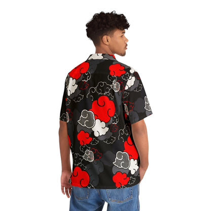 Akatsuki Naruto pattern Hawaiian style Shirt