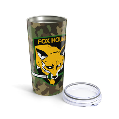 Fox Hound Military Pattern Metal Gear Tumbler 20oz