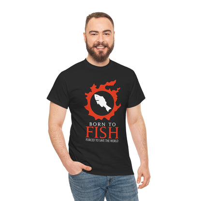 Born to Fish Forced to save the World - Funny  FF14 MMORPG meme