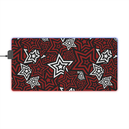 LED Gaming Mouse Pad - Persona 5 UI Design