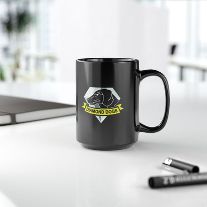 Diamond Dogs - Metal Gear V 11 & 15oz Black Mug
