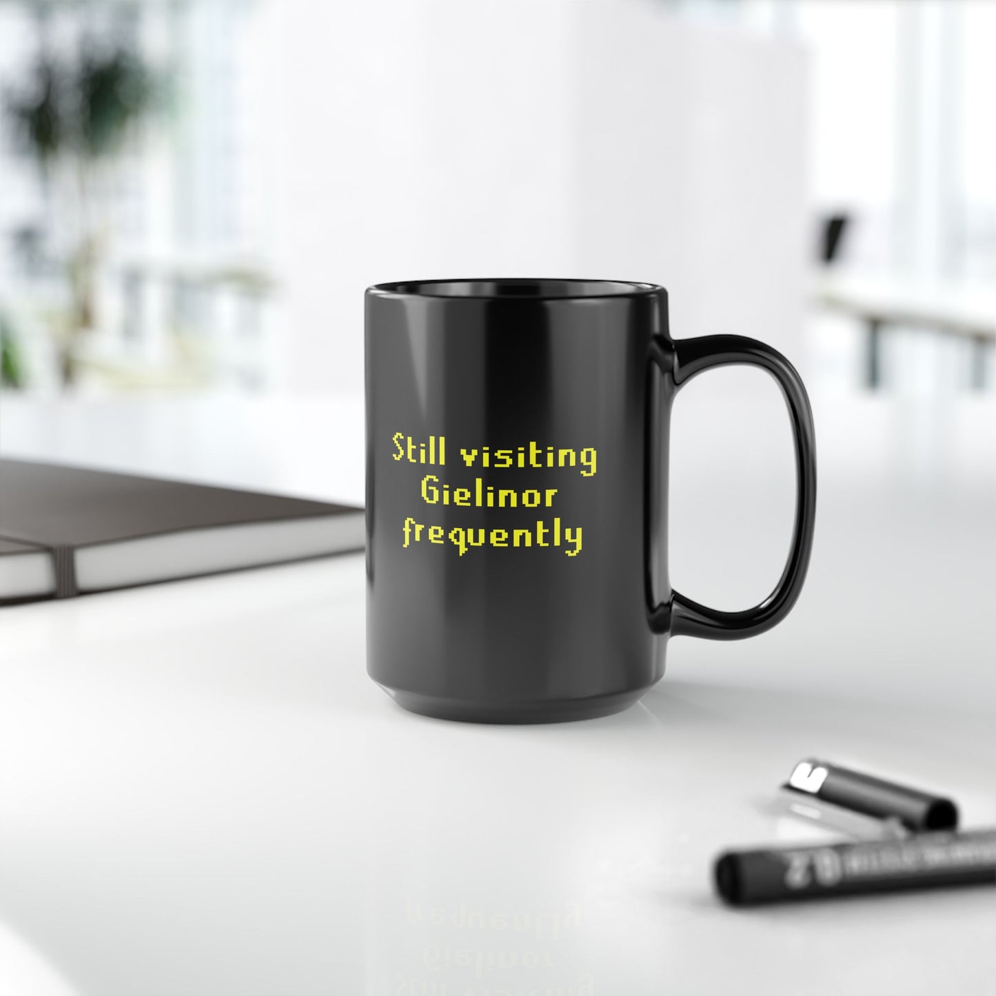 Still visiting Gielinor Frequently Runescape 11oz & 15oz  Black Mug