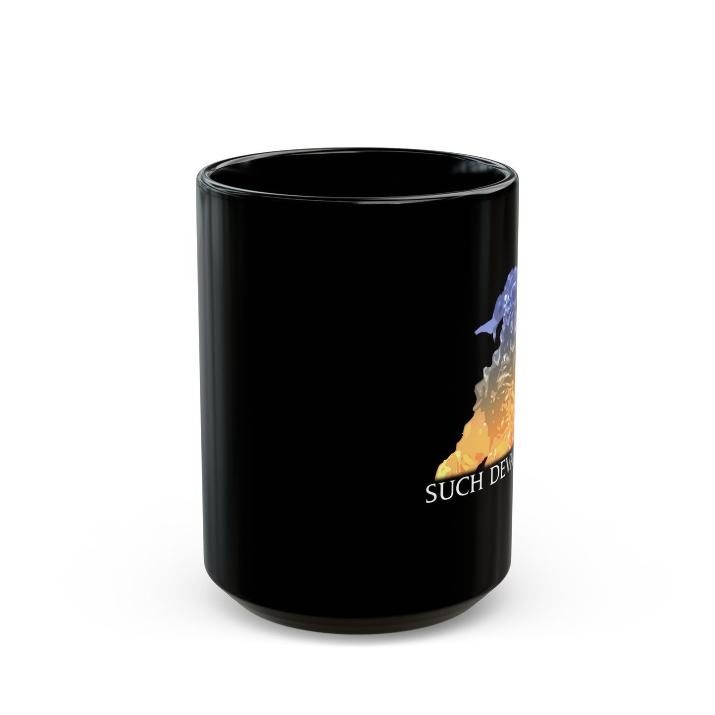 Such devastation FFXIV meme 11oz & 15oz Black Mug