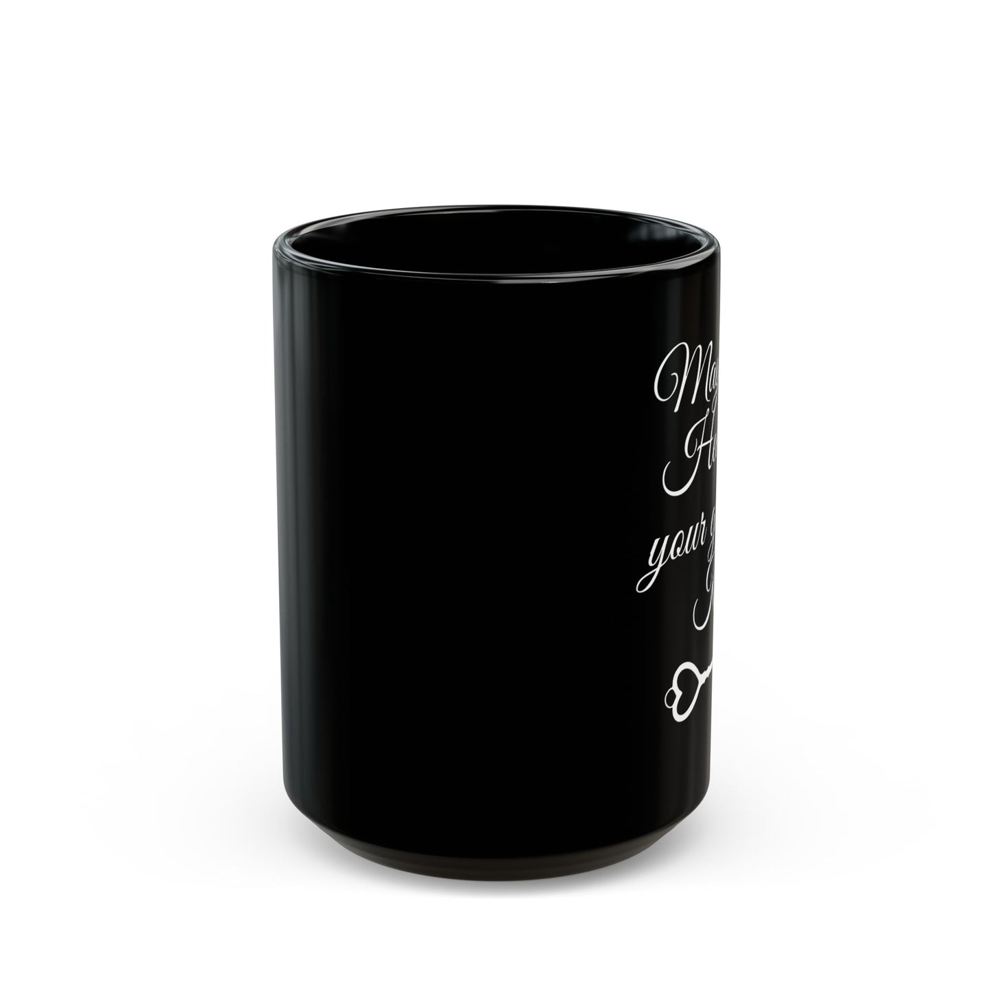 May your Heart be your guiding Key - Kingdom Hearts 11 & 15oz Black Mug