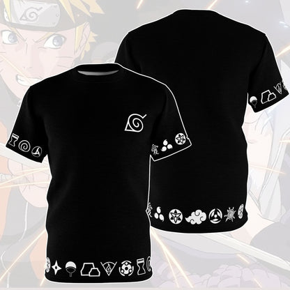Naruto logos T Shirt Unisex