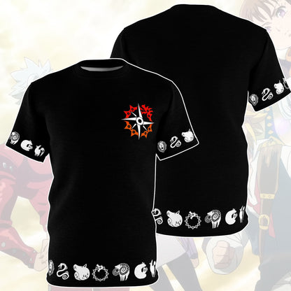 Seven Deadly Sins logos T Shirt Unisex