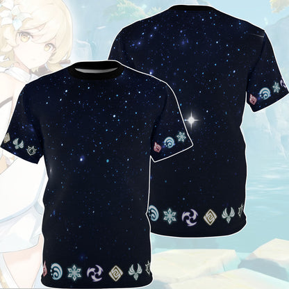 Elemental Traveler - Genshin Impact inspired T shirt