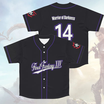 FFXIV Warrior of Darkness Baseball Jersey