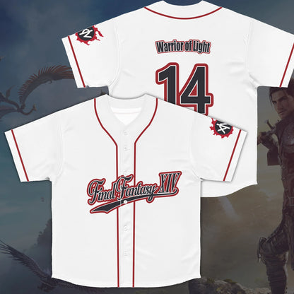 FFXIV Warrior of Light Baseball Jersey